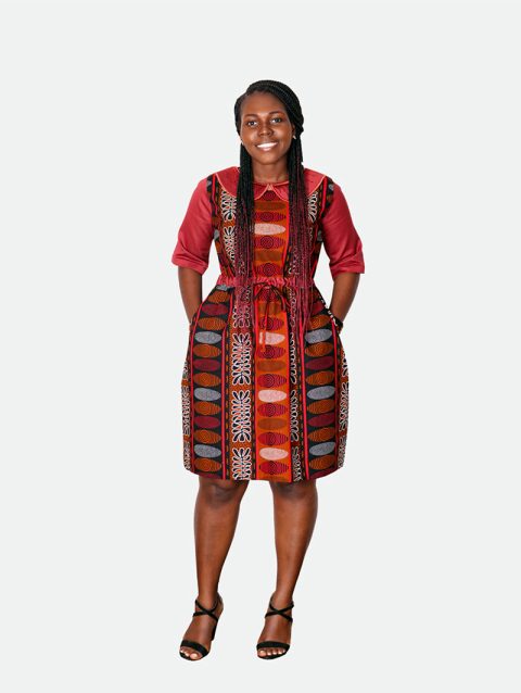 Ankara knee hotsell length dresses